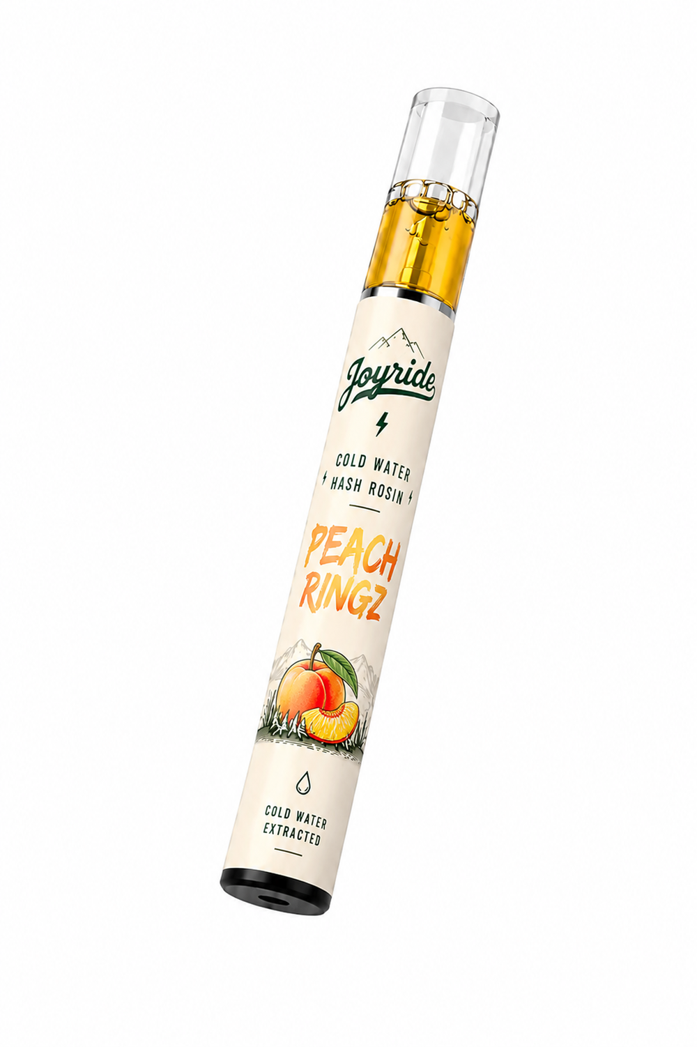 Peach Ringz THCA Cold Water Hash Rosin Vape